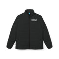 Women's Black Puffer Jacket — Scrub-Matched Winter Coat for Nurses & Healthcare Workers | DR.E Hibernation