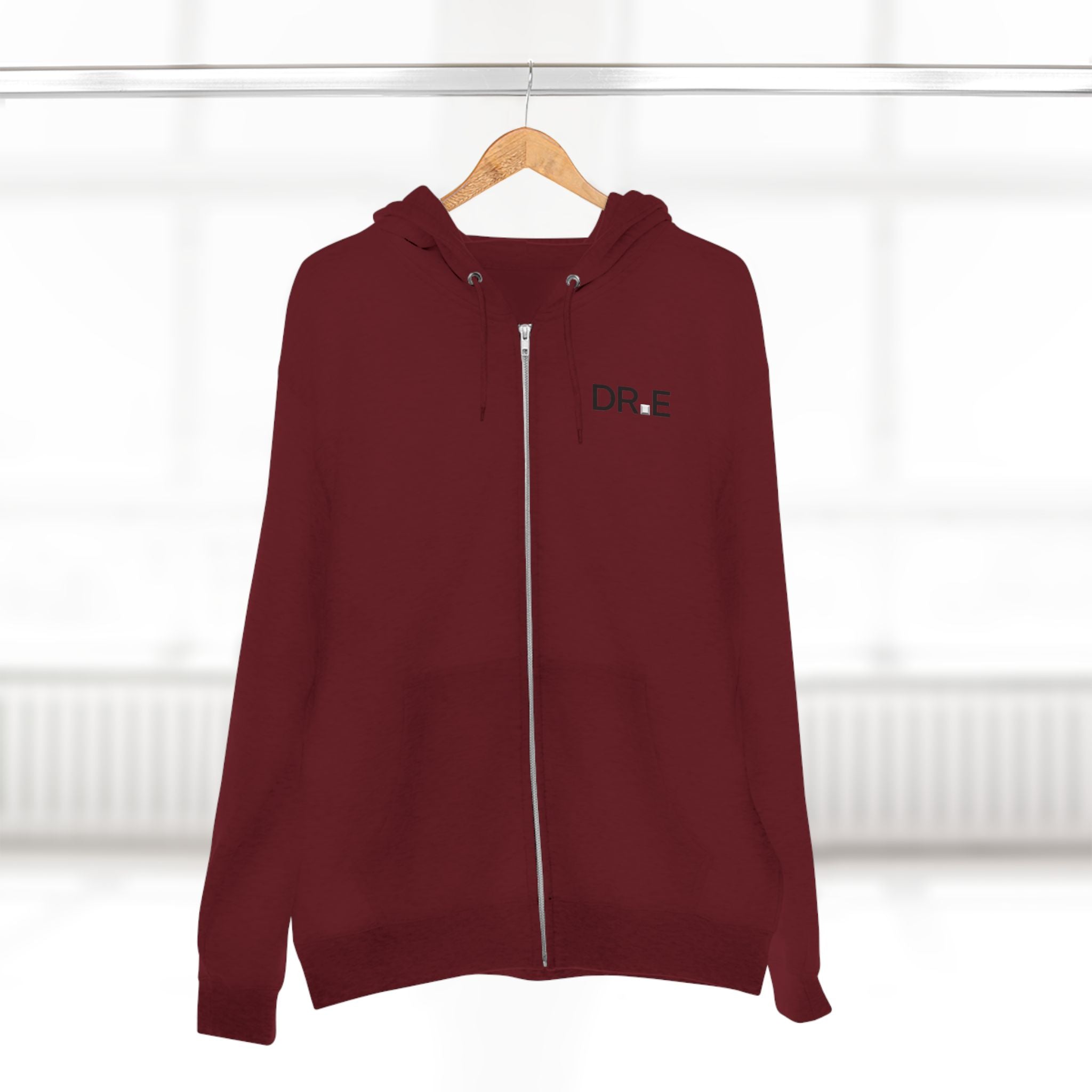 The Recovery Zip Hoodie — Premium DR.E Logo Full-Zip Hoodie in Scrub-Matched Colors | Daily Recovery Essentials