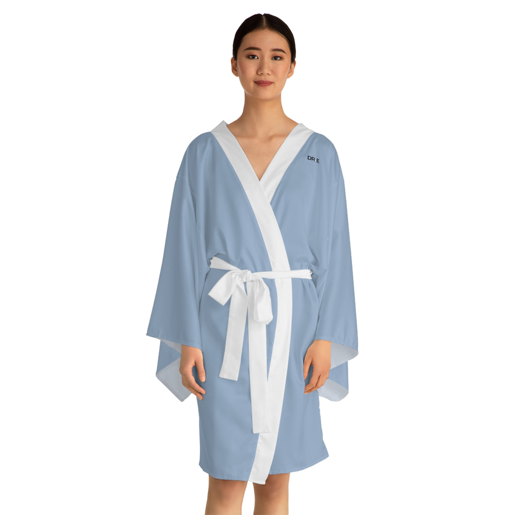 Women's Ceil Blue Kimono Robe — DR.E Relaxation Set, Scrub-Matched | Daily Recovery Essentials