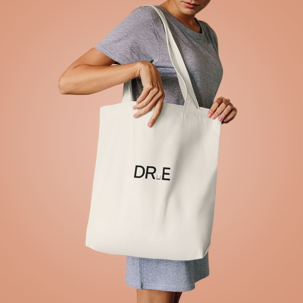 The Essentials Tote — DR.E Logo Heavy Cotton Canvas Tote Bag | Daily Recovery Essentials