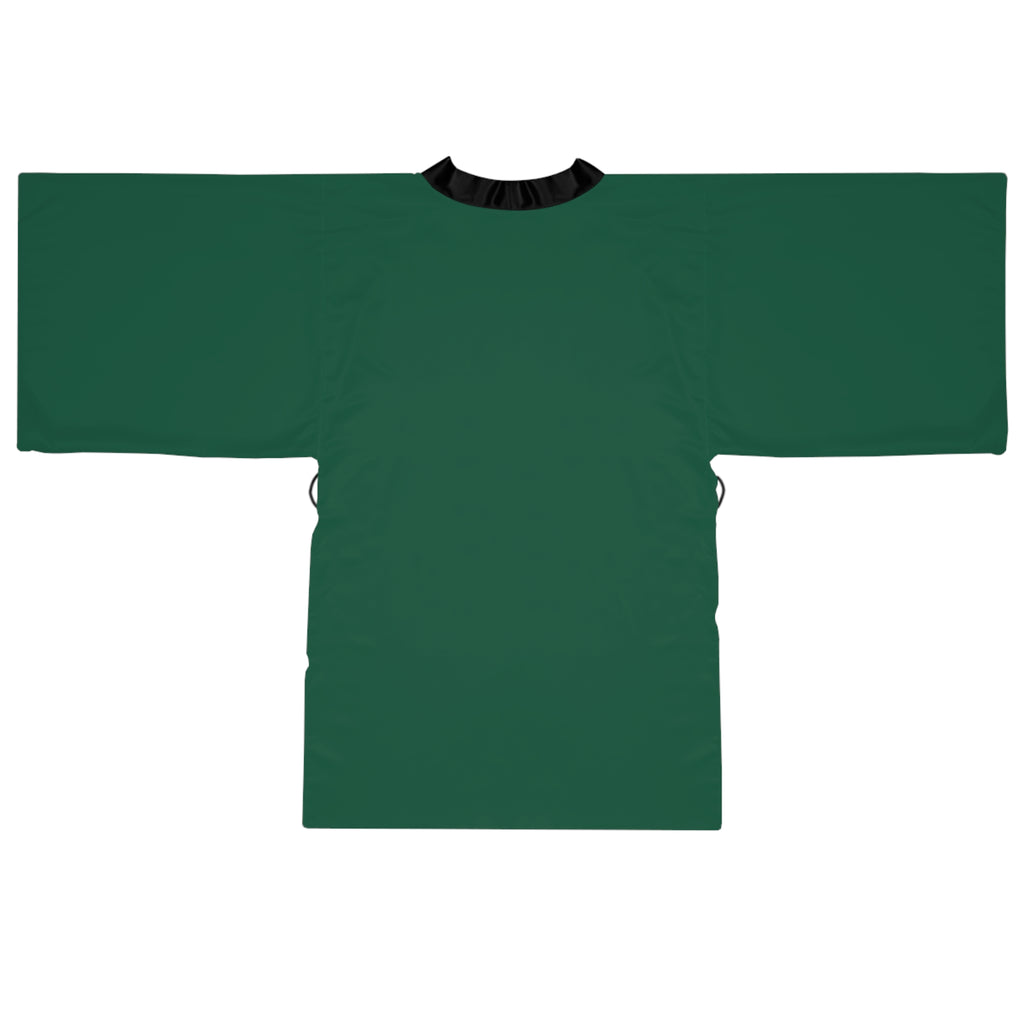 Women's Hunter Green Kimono Robe — DR.E Relaxation Set, Scrub-Matched | Daily Recovery Essentials