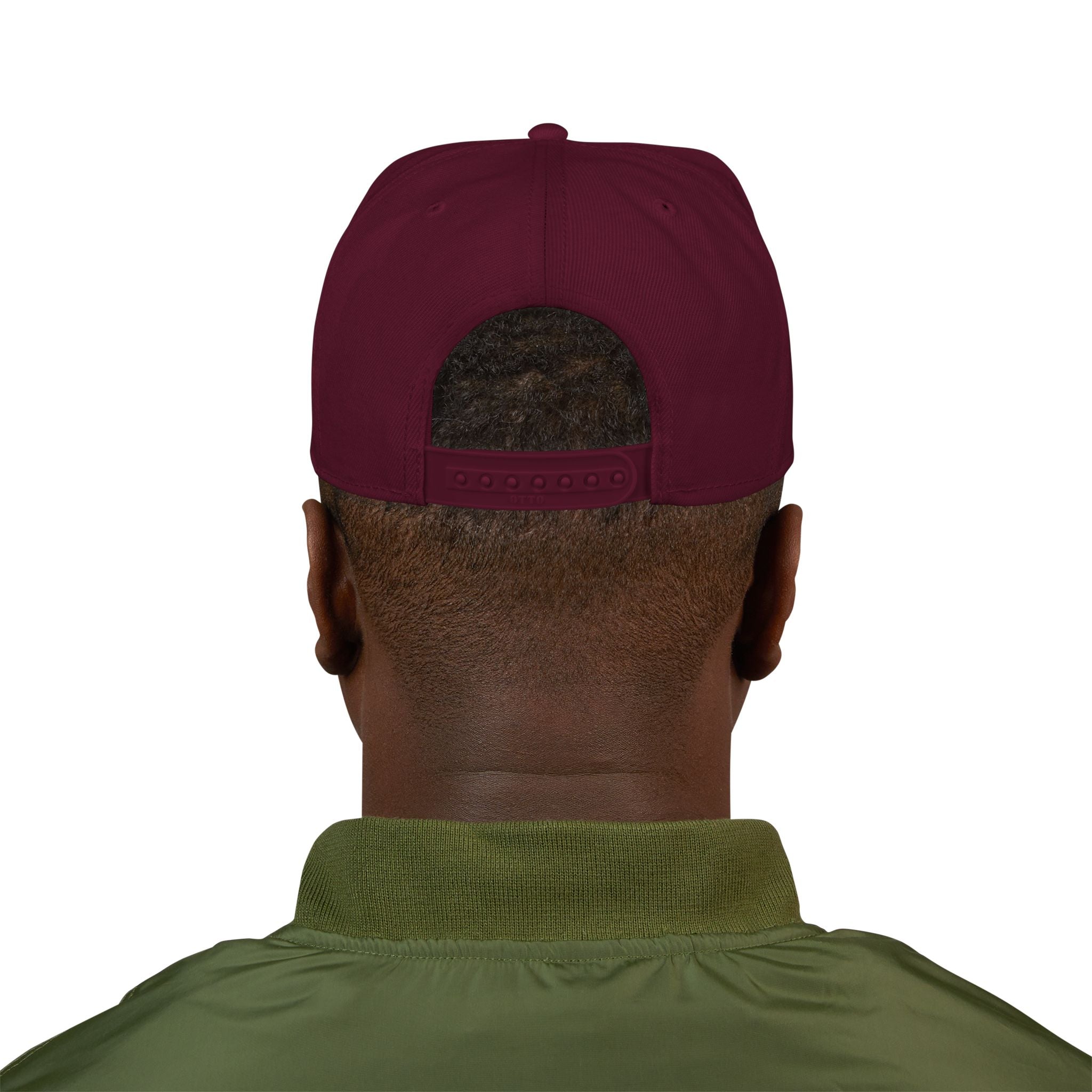 The Carbon Snapback — Embroidered DR.E Diamond Logo Flat-Front Cap | Daily Recovery Essentials