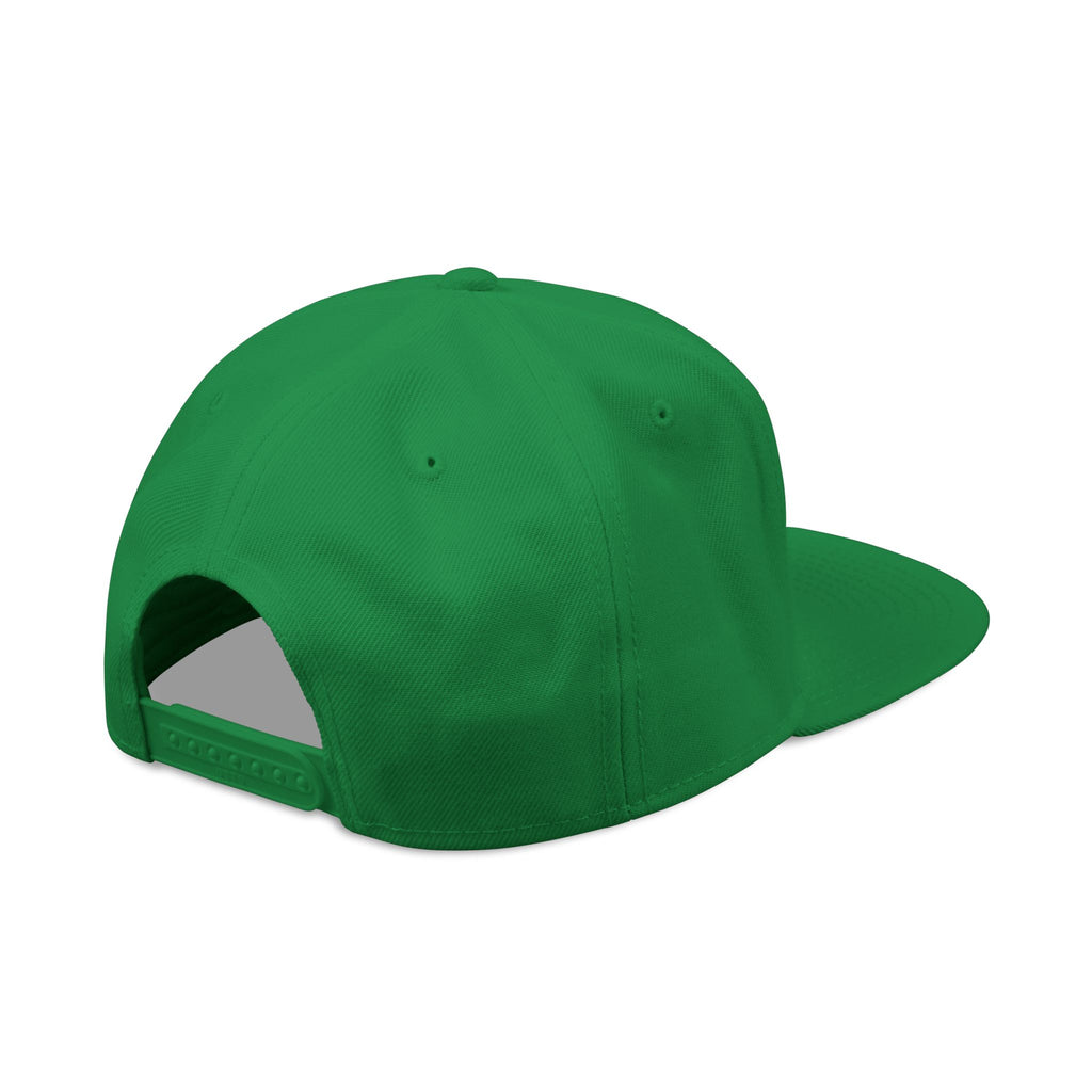 The Carbon Snapback — Embroidered DR.E Diamond Logo Flat-Front Cap | Daily Recovery Essentials