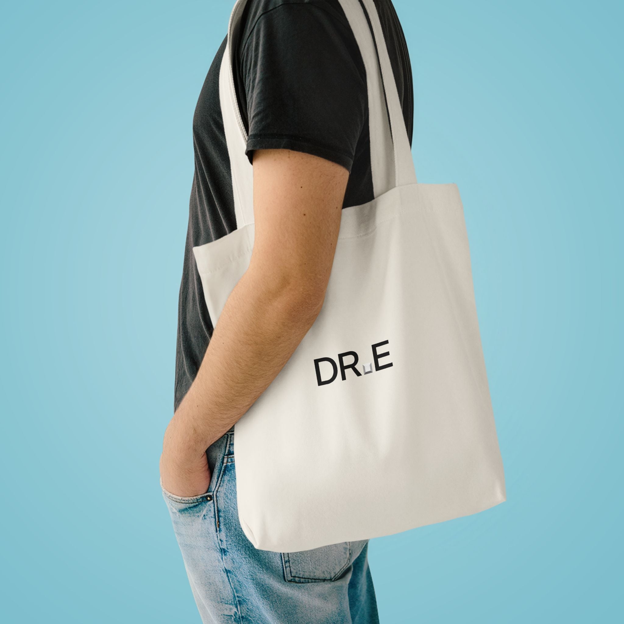 The Essentials Tote — DR.E Logo Heavy Cotton Canvas Tote Bag | Daily Recovery Essentials