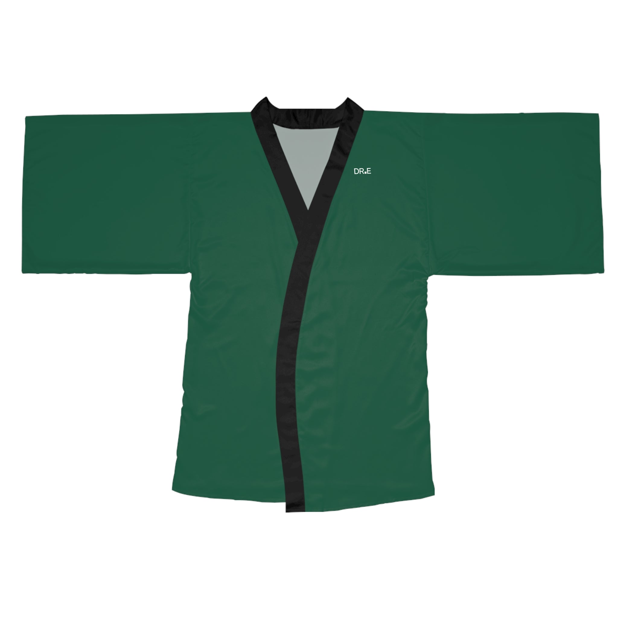 Women's Hunter Green Kimono Robe — DR.E Relaxation Set, Scrub-Matched | Daily Recovery Essentials