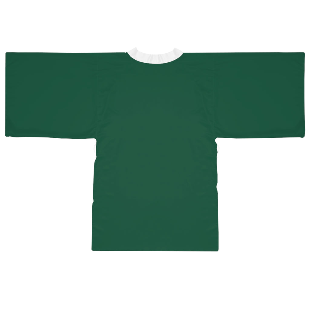 Women's Hunter Green Kimono Robe — DR.E Relaxation Set, Scrub-Matched | Daily Recovery Essentials