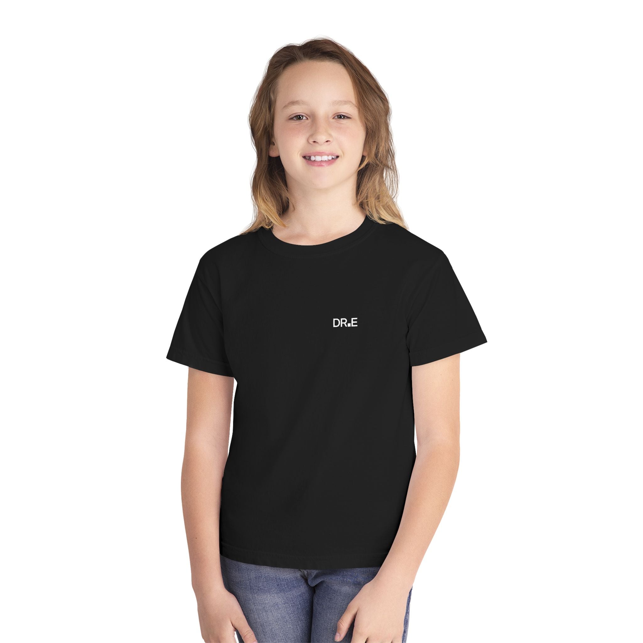 The Diamond Tee Youth — DR.E Logo Soft Cotton Kids T-Shirt | Daily Recovery Essentials