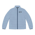 Men's Ceil Blue Puffer Jacket — Scrub-Matched Winter Coat for Healthcare Workers | DR.E Hibernation