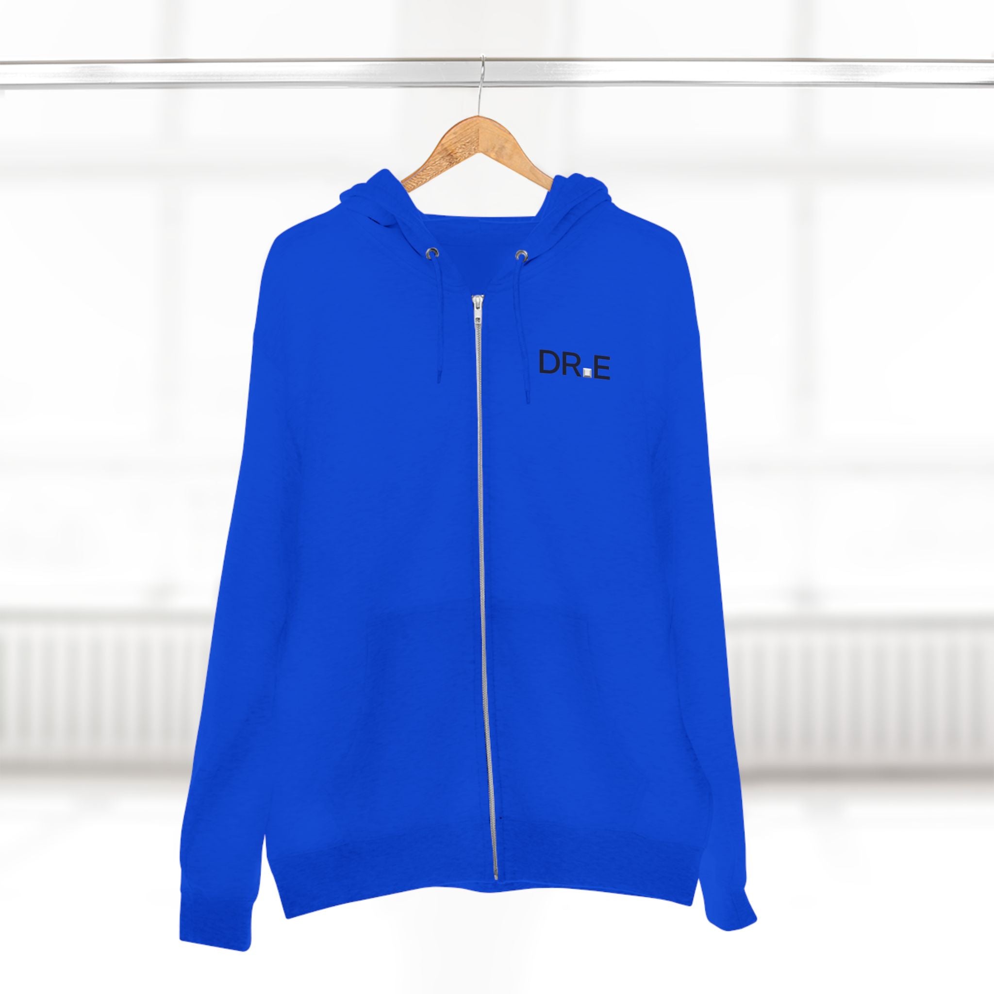 The Recovery Zip Hoodie — Premium DR.E Logo Full-Zip Hoodie in Scrub-Matched Colors | Daily Recovery Essentials