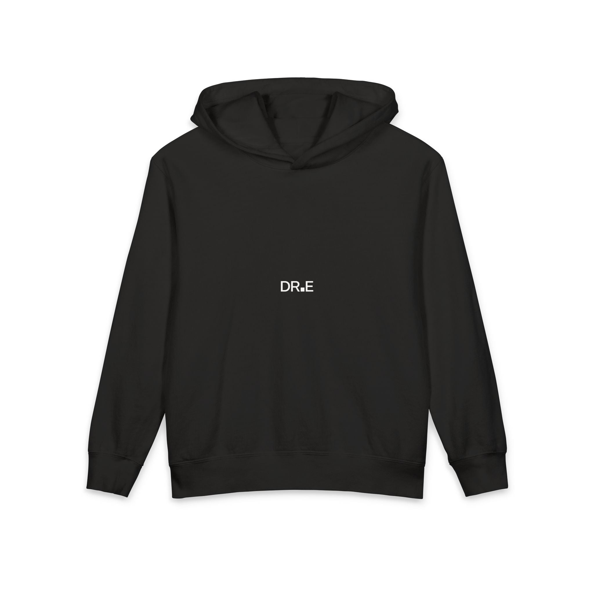 Youth Recovery Hoodie — DR.E Logo Kids Hooded Sweatshirt | Daily Recovery Essentials