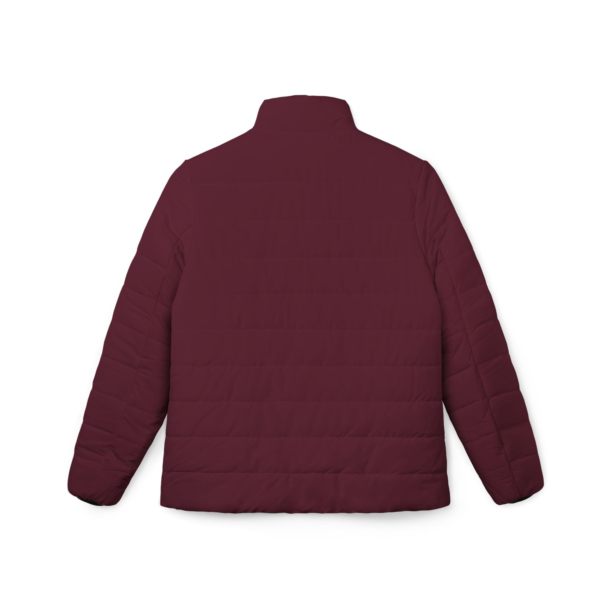 Women's Wine Burgundy Puffer Jacket — Scrub-Matched Winter Coat for Nurses & Healthcare Workers | DR.E Hibernation