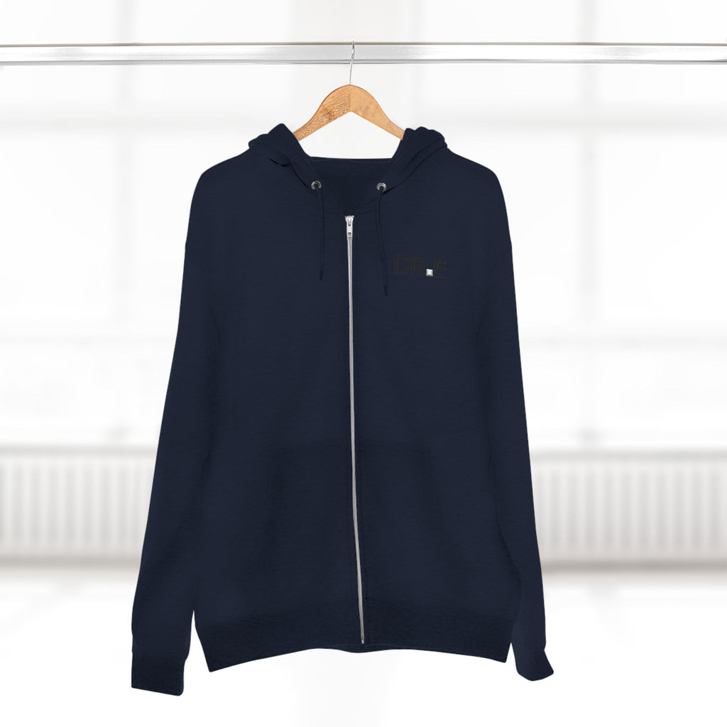 The Recovery Zip Hoodie — Premium DR.E Logo Full-Zip Hoodie in Scrub-Matched Colors | Daily Recovery Essentials