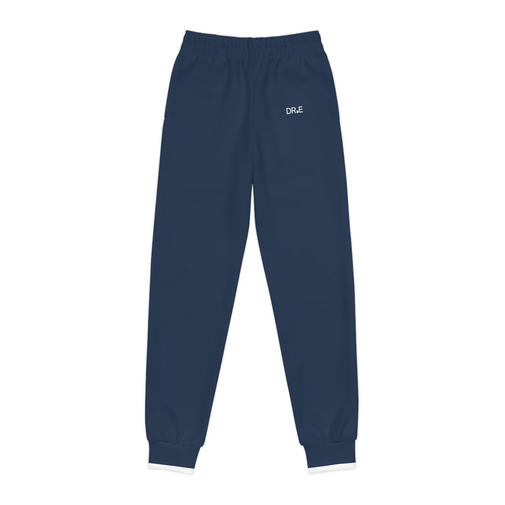 Youth Recovery Joggers — Navy DR.E Logo Kids Joggers | Daily Recovery Essentials