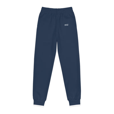 Youth Recovery Joggers — Navy DR.E Logo Kids Joggers | Daily Recovery Essentials