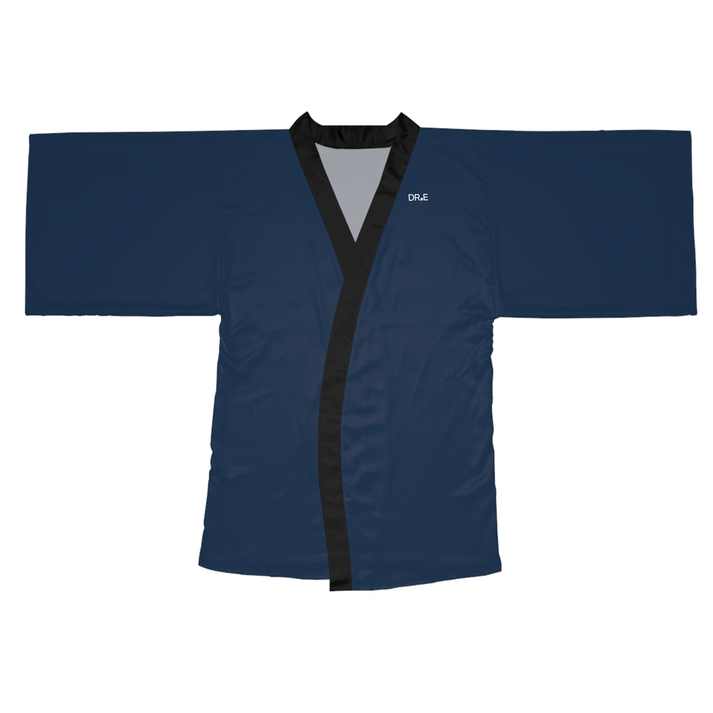 Women's Navy Kimono Robe — DR.E Relaxation Set, Scrub-Matched | Daily Recovery Essentials