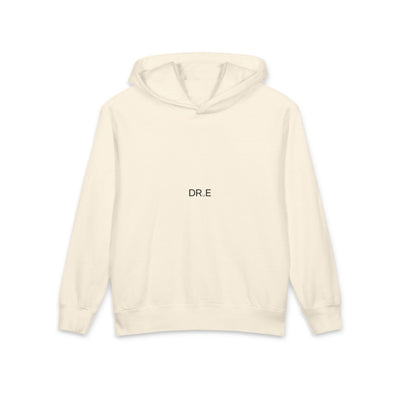 Youth Recovery Hoodie — DR.E Logo Kids Hooded Sweatshirt | Daily Recovery Essentials