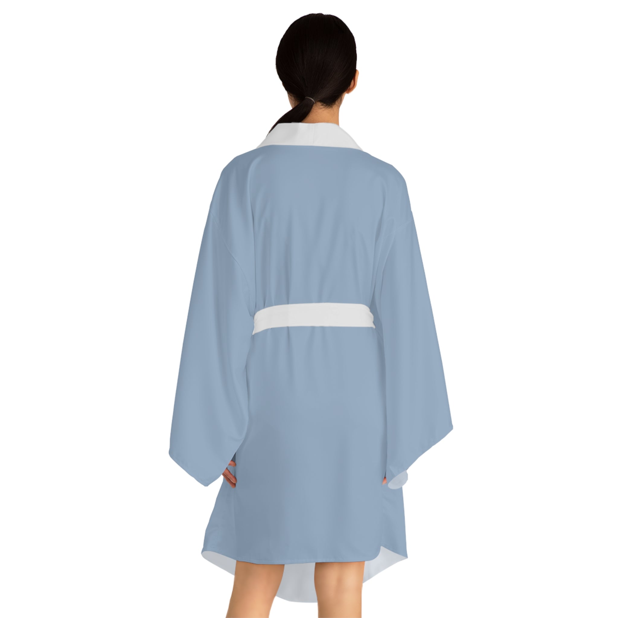 Women's Ceil Blue Kimono Robe — DR.E Relaxation Set, Scrub-Matched | Daily Recovery Essentials