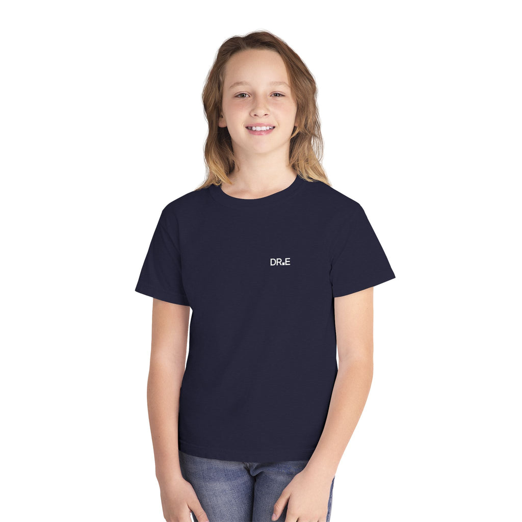 The Diamond Tee Youth — DR.E Logo Soft Cotton Kids T-Shirt | Daily Recovery Essentials