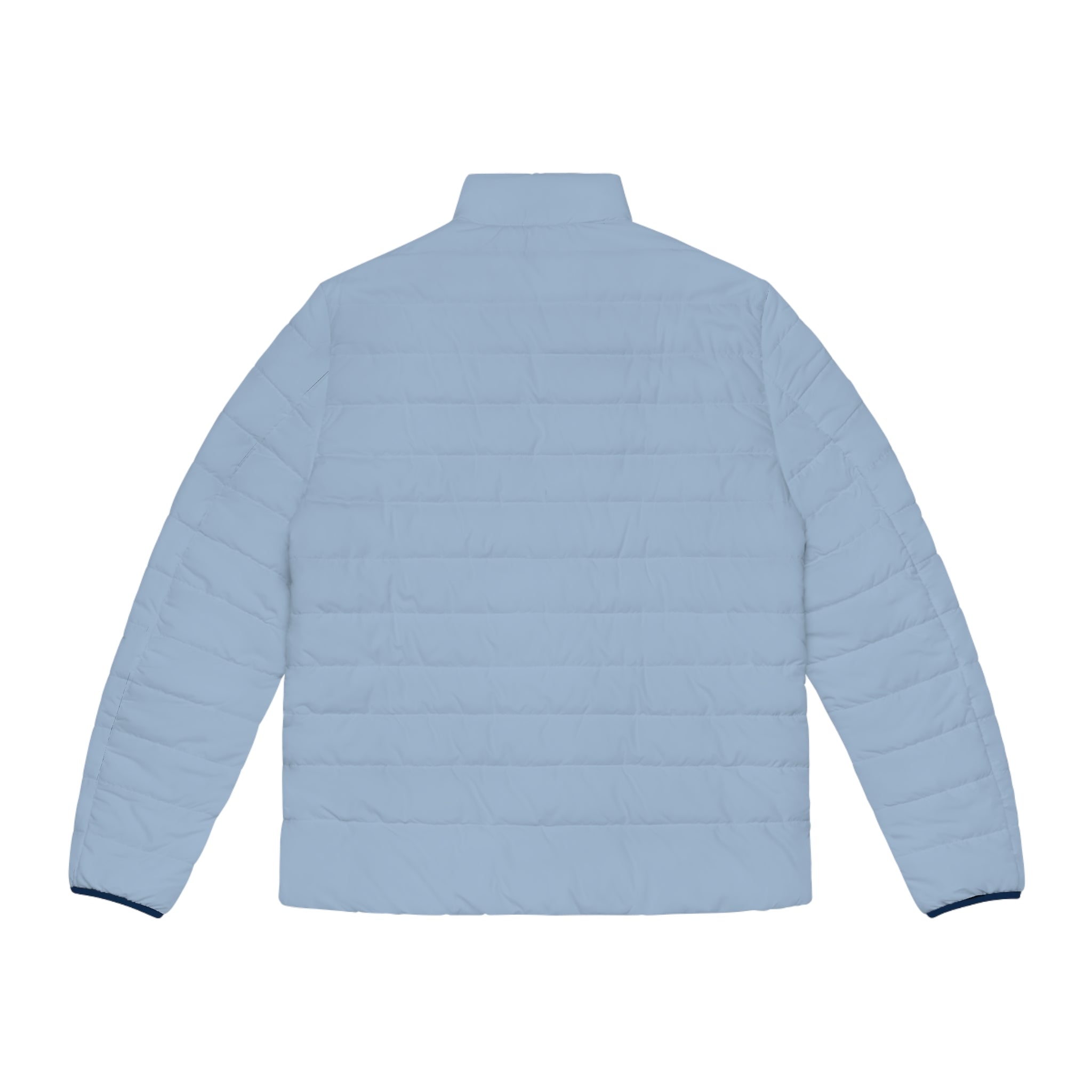Men's Ceil Blue Puffer Jacket — Scrub-Matched Winter Coat for Healthcare Workers | DR.E Hibernation