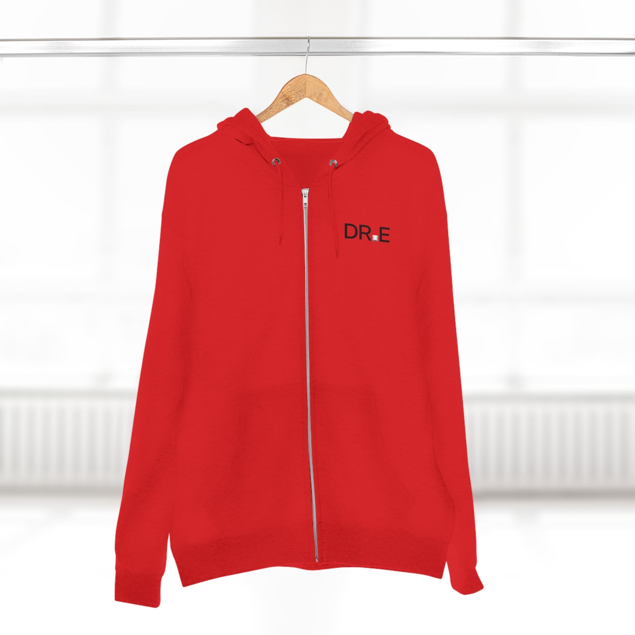 The Recovery Zip Hoodie — Premium DR.E Logo Full-Zip Hoodie in Scrub-Matched Colors | Daily Recovery Essentials