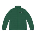 Men's Hunter Green Puffer Jacket — Scrub-Matched Winter Coat for Healthcare Workers | DR.E Hibernation