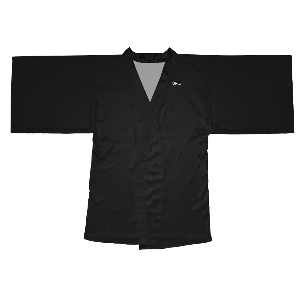 Women's Black Kimono Robe — DR.E Relaxation Set, Scrub-Matched | Daily Recovery Essentials