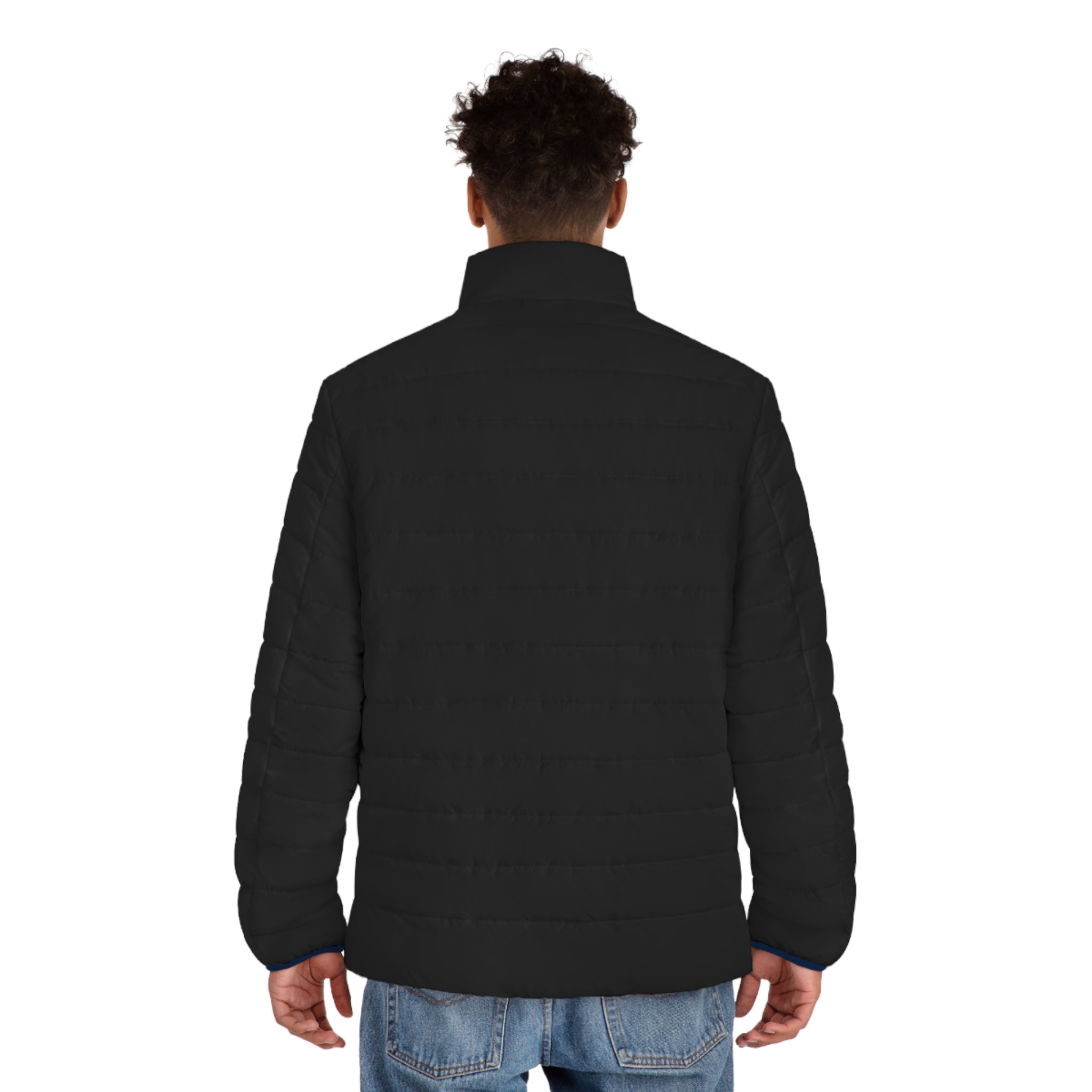 Men's Black Puffer Jacket — Scrub-Matched Winter Coat for Healthcare Workers | DR.E Hibernation