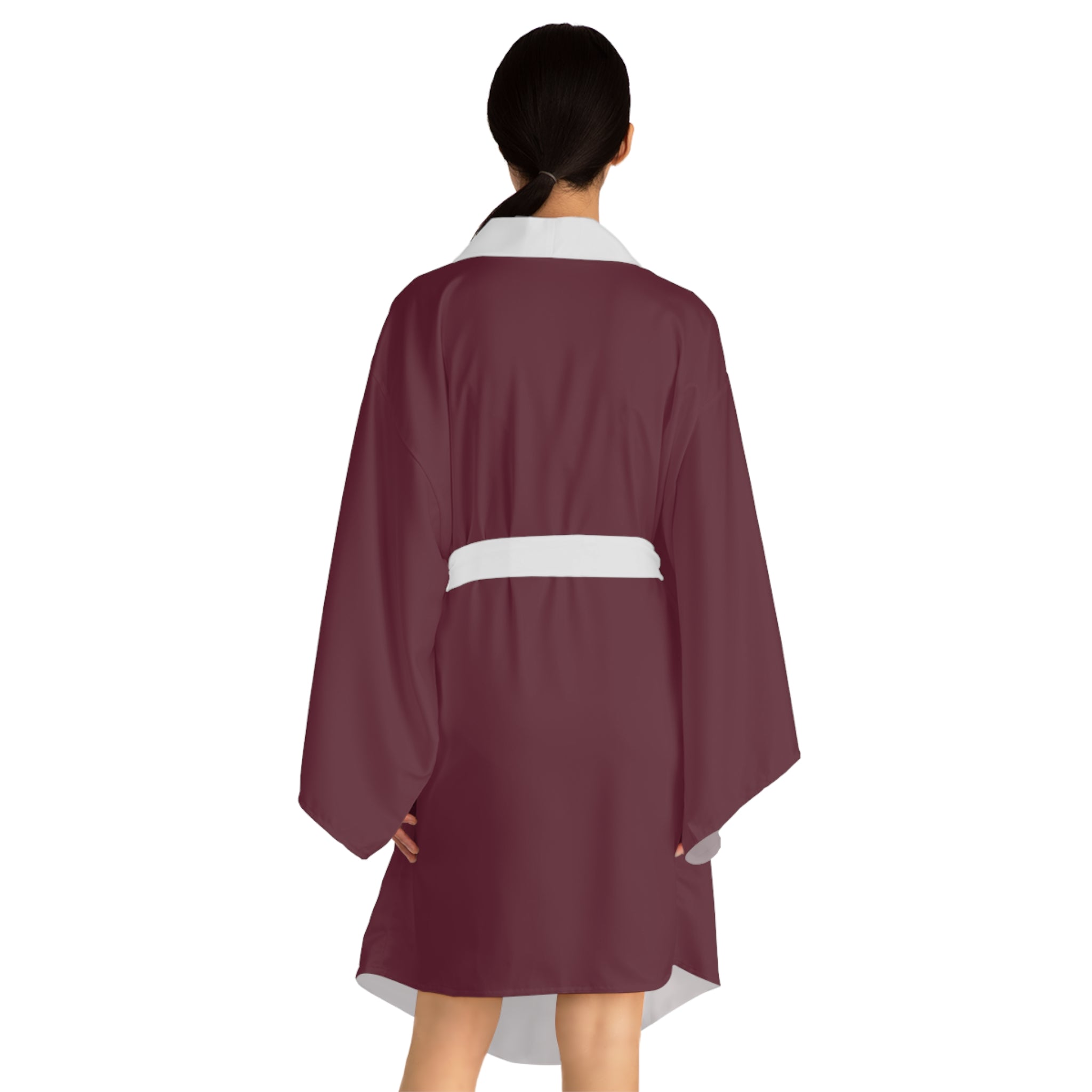 Women's Wine Kimono Robe — DR.E Relaxation Set, Scrub-Matched | Daily Recovery Essentials