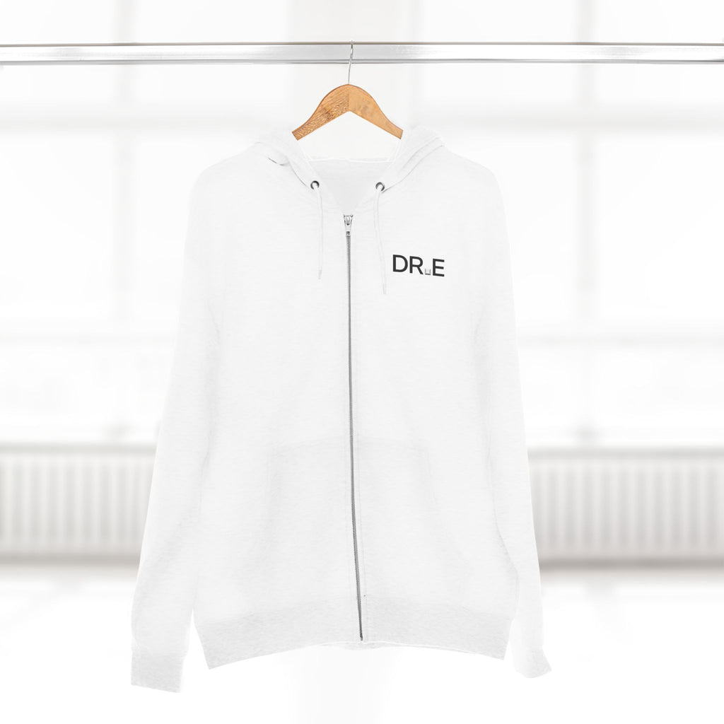 The Recovery Zip Hoodie — Premium DR.E Logo Full-Zip Hoodie in Scrub-Matched Colors | Daily Recovery Essentials