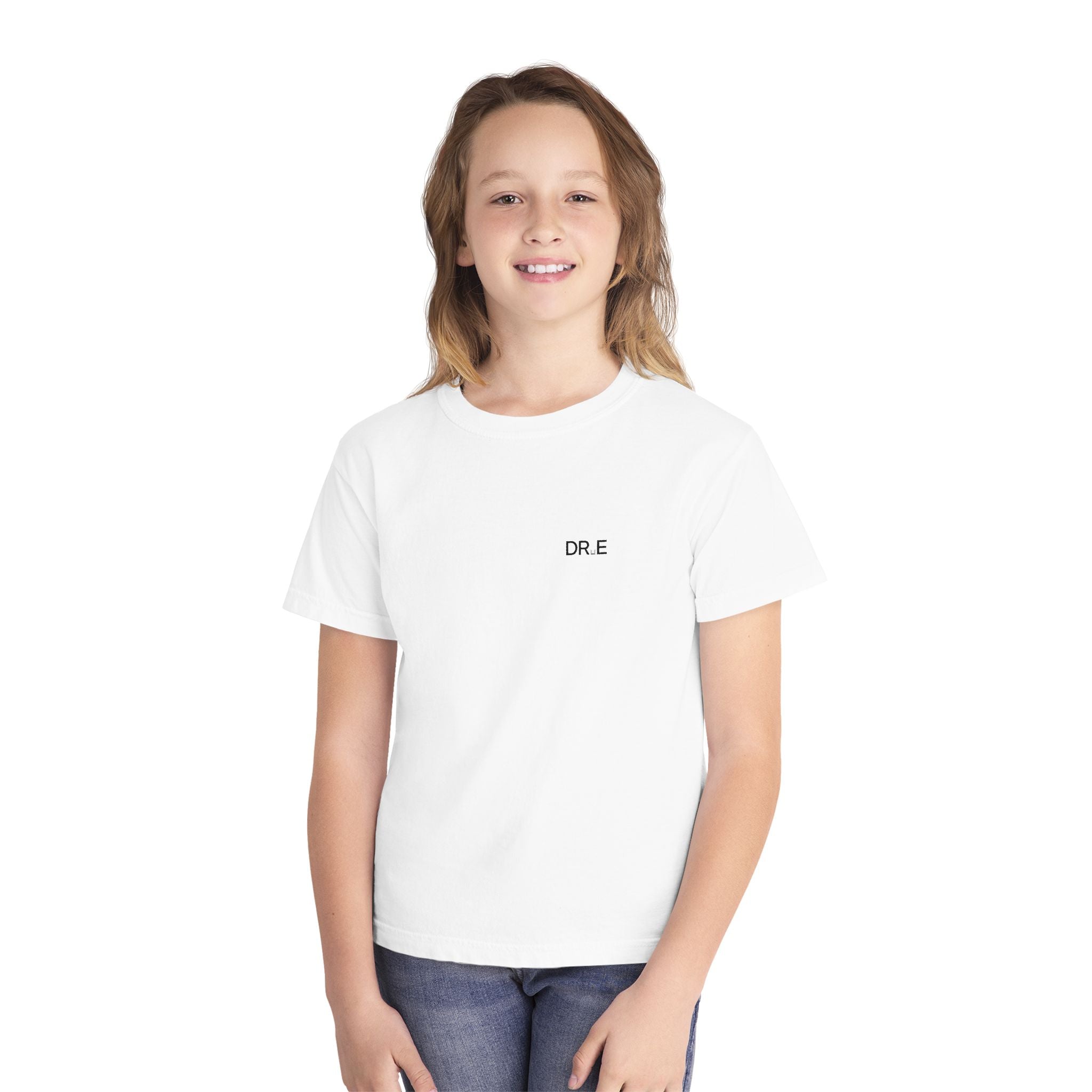 The Diamond Tee Youth — DR.E Logo Soft Cotton Kids T-Shirt | Daily Recovery Essentials