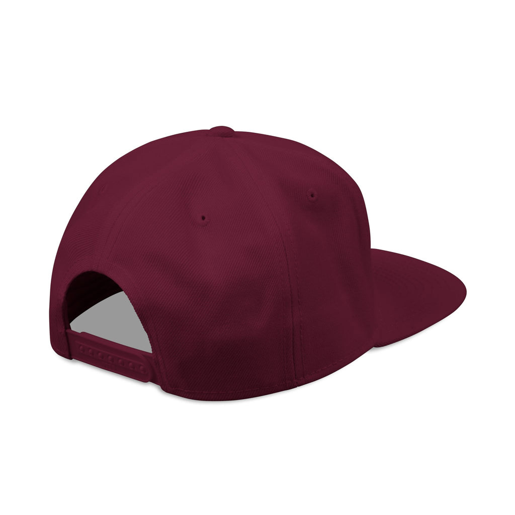 The Carbon Snapback — Embroidered DR.E Diamond Logo Flat-Front Cap | Daily Recovery Essentials