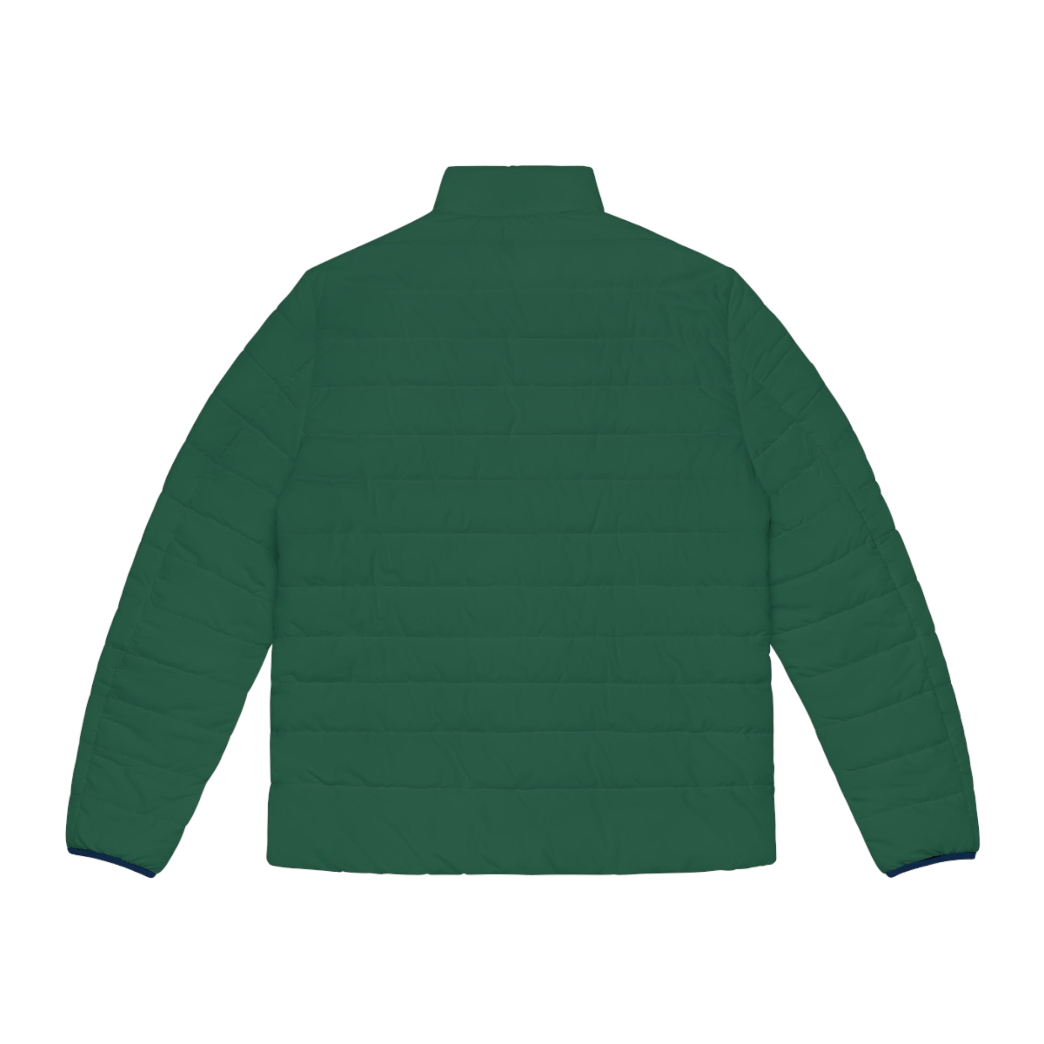Men's Hunter Green Puffer Jacket — Scrub-Matched Winter Coat for Healthcare Workers | DR.E Hibernation
