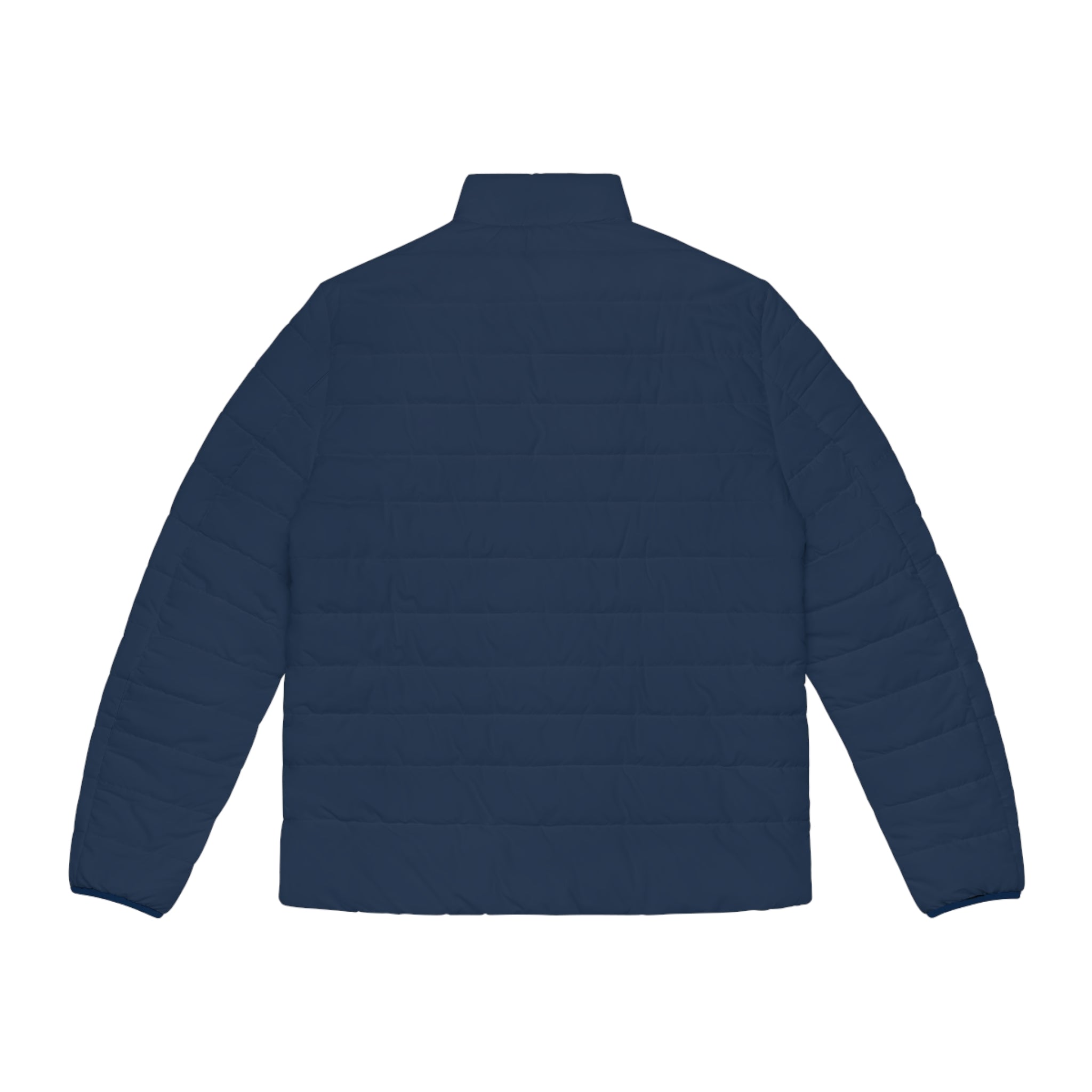 Men's Navy Puffer Jacket — Scrub-Matched Winter Coat for Healthcare Workers | DR.E Hibernation